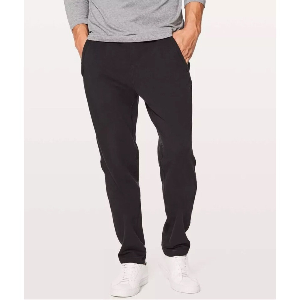 Lululemon Pants Men's Small Black Cross Cut Pant 30x31 Sweatpants Lounge LM5471S